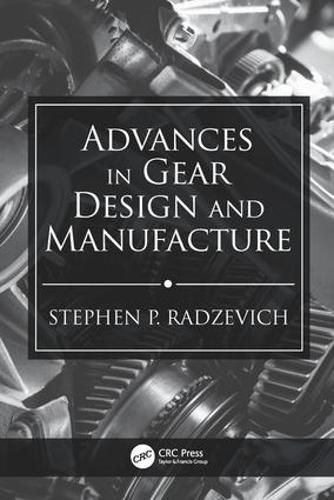 Cover image for Advances in Gear Design and Manufacture