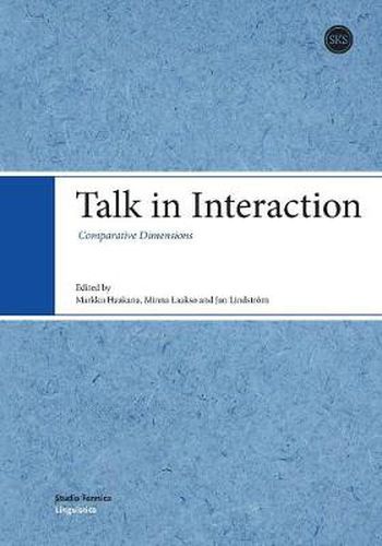 Cover image for Talk in Interaction: Comparative Dimensions