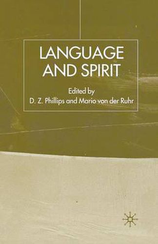 Cover image for Language and Spirit