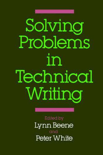 Cover image for Solving Problems in Technical Writing
