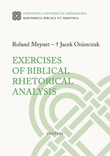 Cover image for Exercises of Biblical Rhetorical Analysis