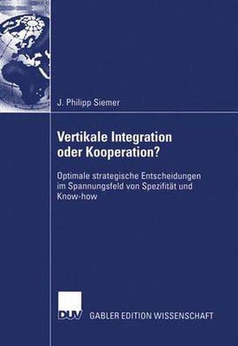 Cover image for Vertikale Integration oder Kooperation?