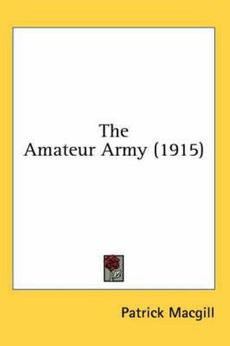 Cover image for The Amateur Army (1915)