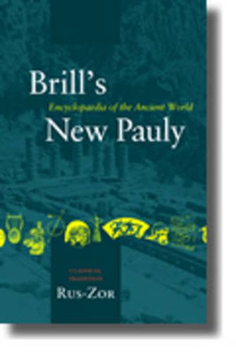 Cover image for Brill's New Pauly, Classical Tradition, Volume V (Rus-Zor)