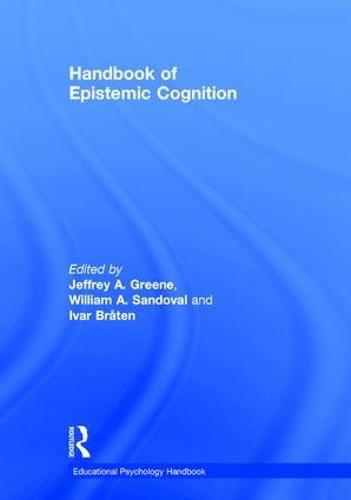 Cover image for Handbook of Epistemic Cognition