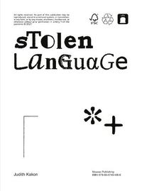 Cover image for Judith Kakon: Stolen Language