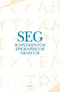 Cover image for Supplementum Epigraphicum Graecum, Volume LXIX (2019)