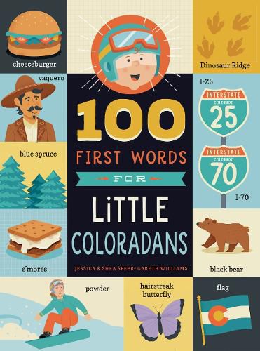Cover image for 100 First Words for Little Coloradans