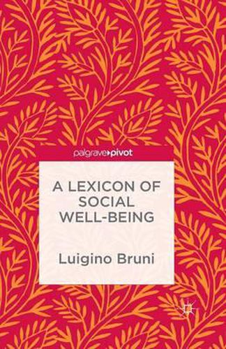 Cover image for A Lexicon of Social Well-Being