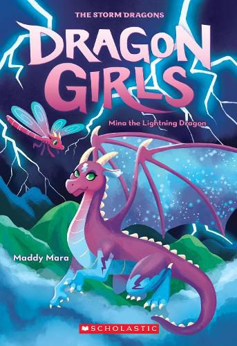 Cover image for Mina the Lightning Dragon (Dragon Girls, Book 14)