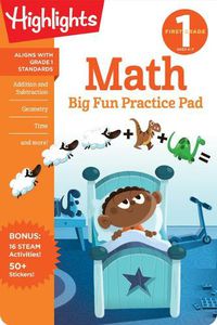Cover image for First Grade Math Big Fun Practice Pad