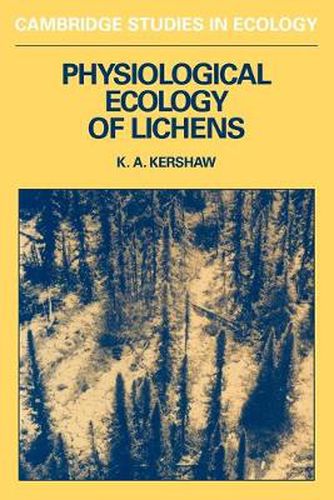 Cover image for Physiological Ecology of Lichens