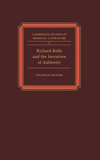 Cover image for Richard Rolle and the Invention of Authority