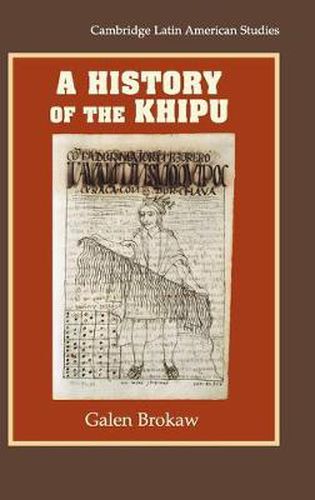 Cover image for A History of the Khipu