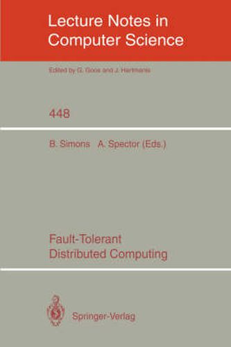 Cover image for Fault-Tolerant Distributed Computing