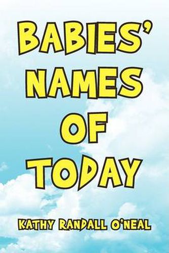 Cover image for Babies' Names of Today
