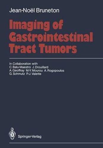 Imaging of Gastrointestinal Tract Tumors