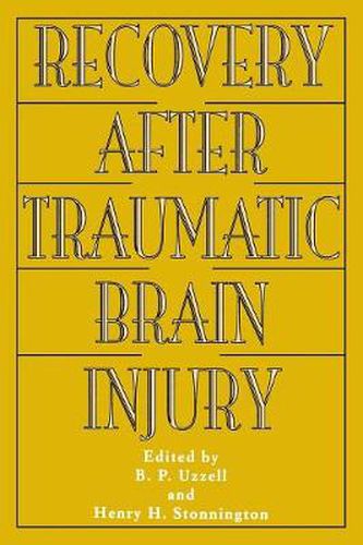 Cover image for Recovery After Traumatic Brain Injury