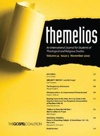 Cover image for Themelios, Volume 34, Issue 3