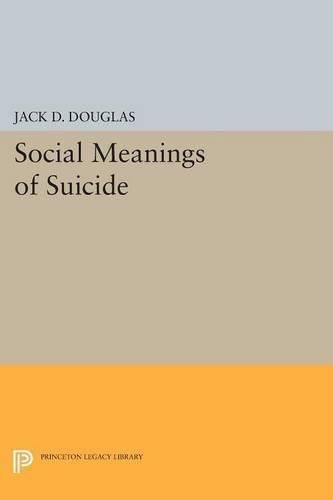 Cover image for Social Meanings of Suicide