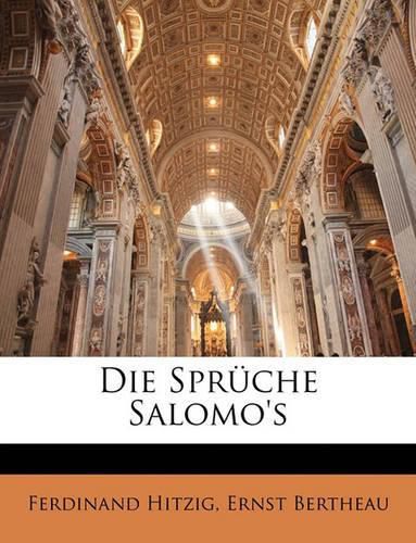 Cover image for Die Sprche Salomo's