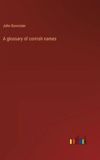 Cover image for A glossary of cornish names