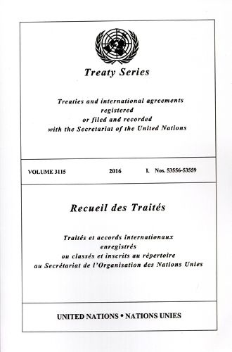 Treaty Series 3115 (English/French Edition)