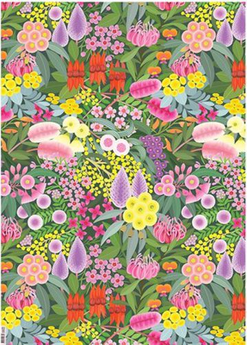 Cover image for Native Gems Earth Greetings Wrapping Paper -