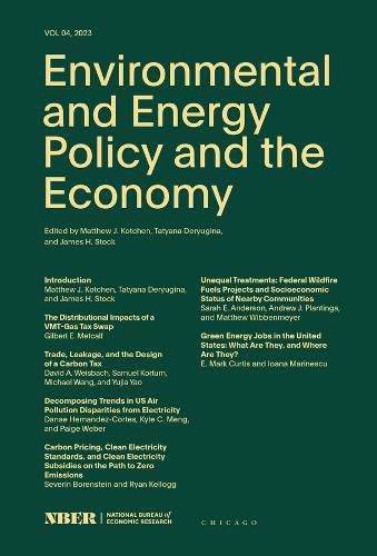 Cover image for Environmental and Energy Policy and the Economy: Volume 4