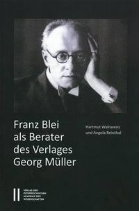 Cover image for Franz Blei ALS Berater Des Verlages Georg Muller: Franz Bleis Briefe an Georg Muller