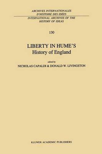 Cover image for Liberty in Hume's History of England