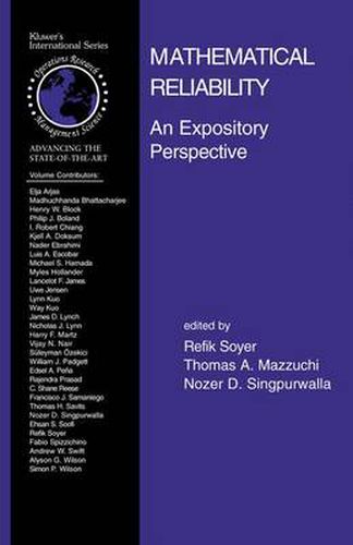 Cover image for Mathematical Reliability: An Expository Perspective