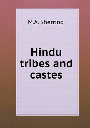 Cover image for Hindu tribes and castes