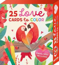 Cover image for 25 Love Cards to Color