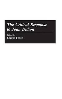 Cover image for The Critical Response to Joan Didion
