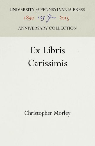 Cover image for Ex Libris Carissimis