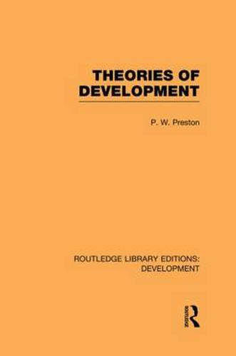 Cover image for Theories of Development