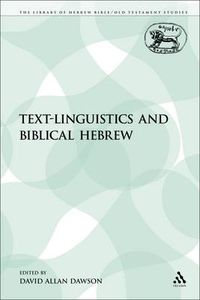 Cover image for Text-Linguistics and Biblical Hebrew