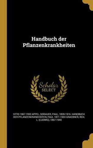 Handbuch Der Pflanzenkrankheiten