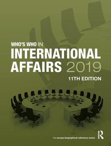 Cover image for Who's Who in International Affairs 2019