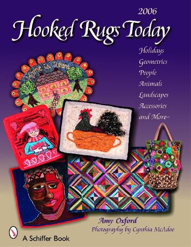 Cover image for Hooked Rugs Today: Holidays, Geometrics, People, Animals, Landscapes, Accessories, and More