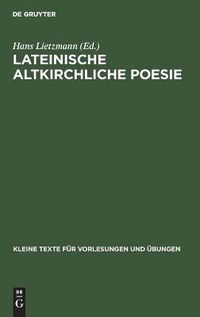 Cover image for Lateinische Altkirchliche Poesie