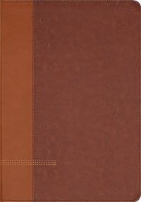 Cover image for NIV Application Bible, Large Print, Leathersoft, Brown, Red Letter, Thumb Indexed, Comfort Print