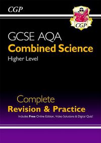 Cover image for New GCSE Combined Science AQA Higher Complete Revision & Practice w/ Online Ed, Videos & Quizzes