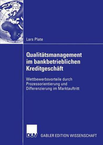 Cover image for Qualitatsmanagement Im Bankbetrieblichen Kreditgeschaft