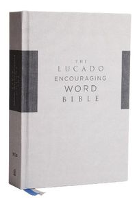 Cover image for NIV, Lucado Encouraging Word Bible, Cloth over Board, Gray, Comfort Print: Holy Bible, New International Version