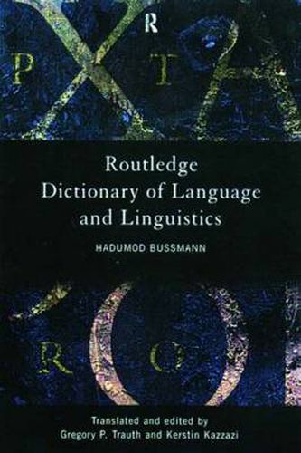 Cover image for Routledge Dictionary of Language and Linguistics