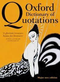 Cover image for Oxford Dictionary of Quotations