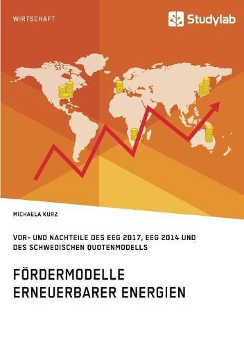 Cover image for Foerdermodelle Erneuerbarer Energien. Vor- und Nachteile des EEG 2017, EEG 2014 und des schwedischen Quotenmodells