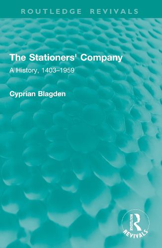 Cover image for The Stationers' Company